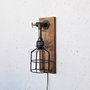 Opviq Lámpara de pared de madera maciza Pp167